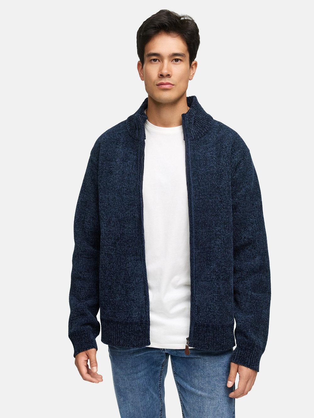 Thumbnail - Indicode Strickjacke Herren blau, XL