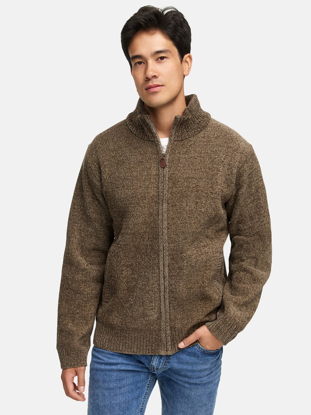 Thumbnail - Indicode Strickjacke Herren braun, L