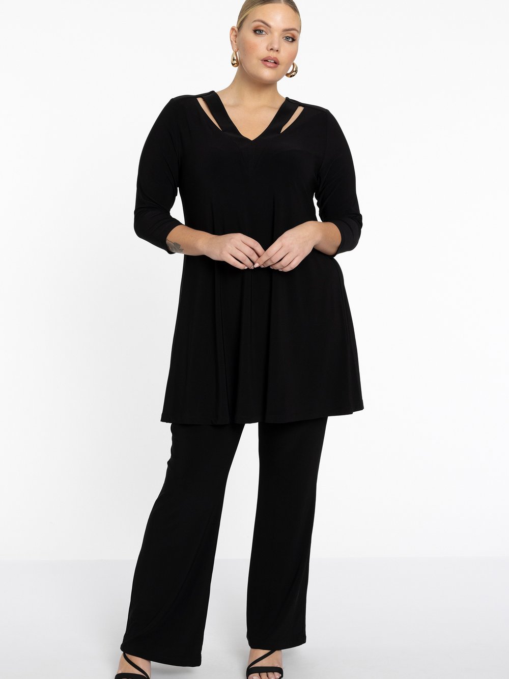 Thumbnail - YOEK Hose Damen schwarz, XL