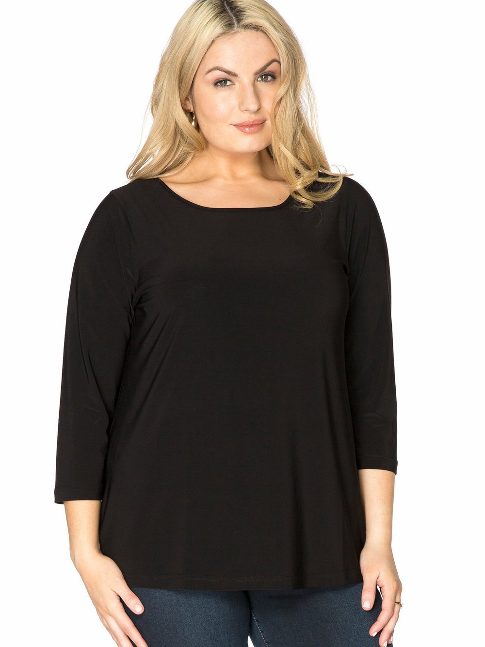 YOEK T-Shirt Damen schwarz, XL