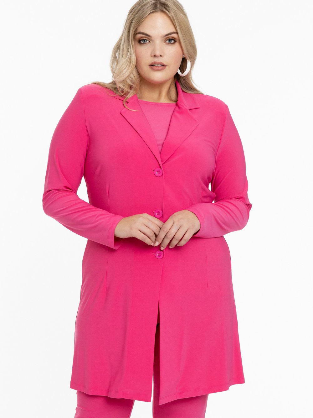 Thumbnail - YOEK Blazer Damen pink, 38-40