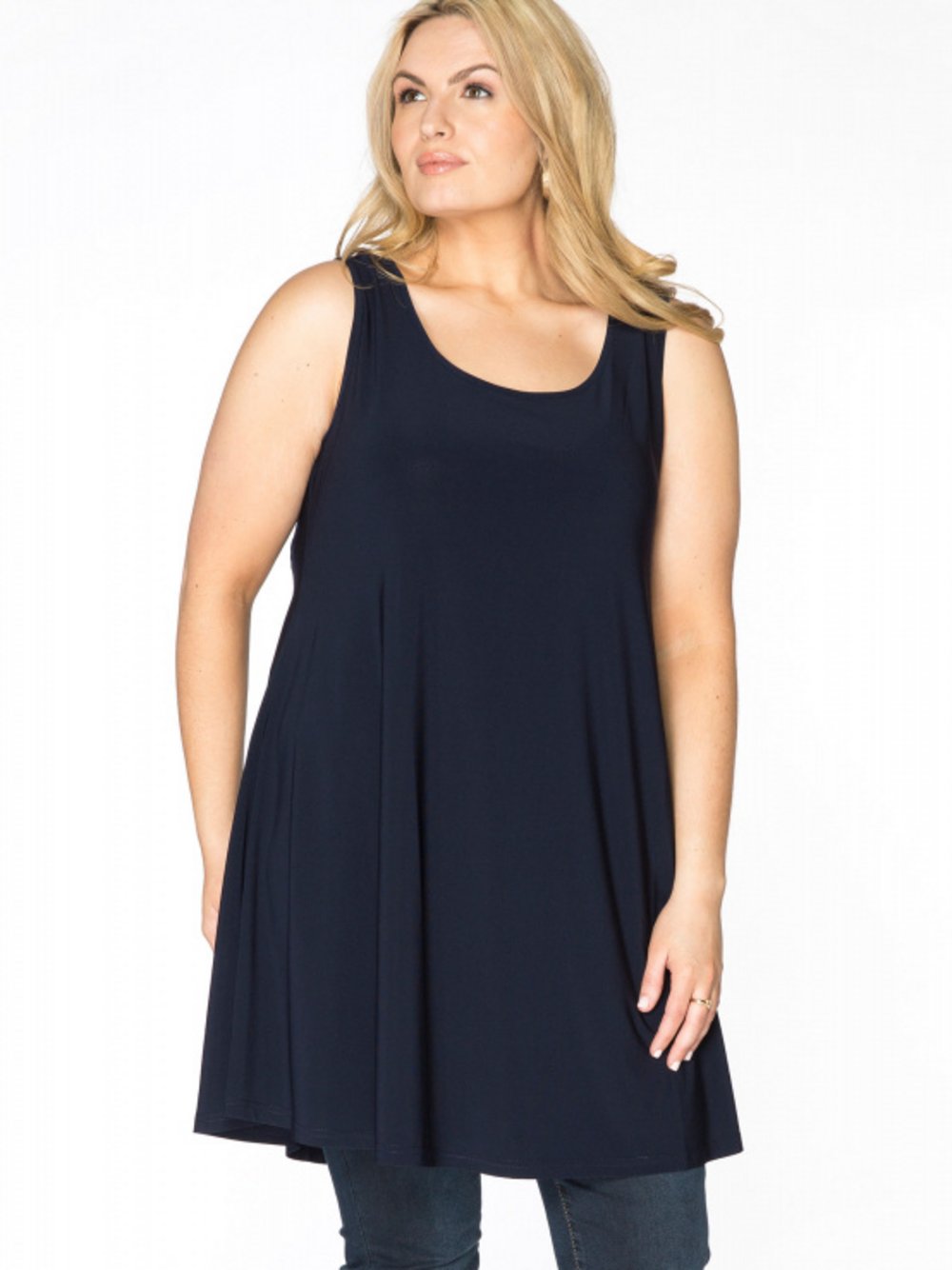 YOEK Top Damen blau, XXXL