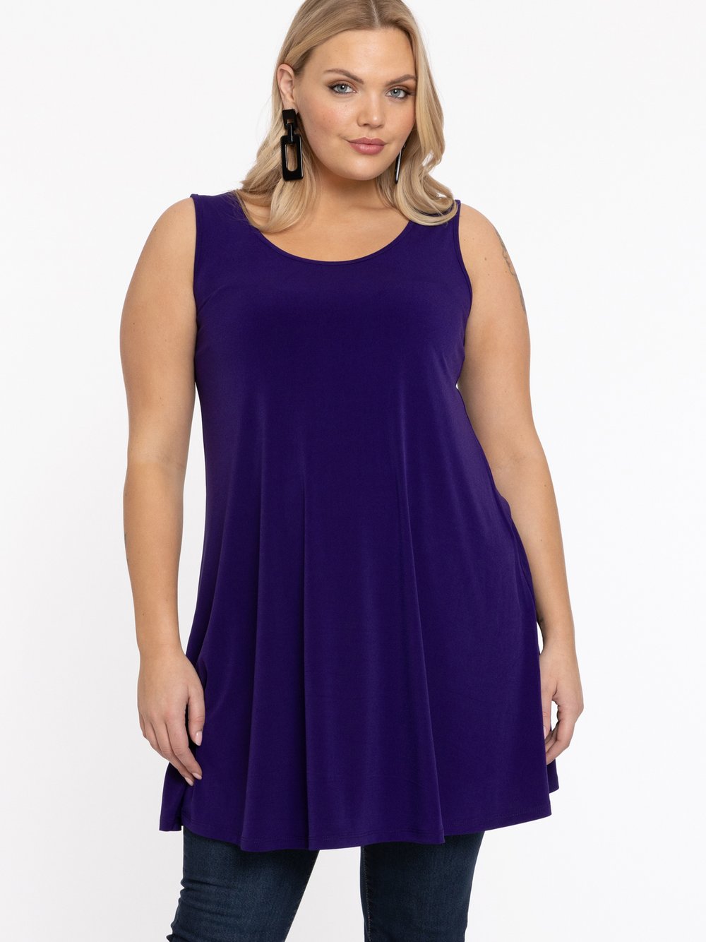 Thumbnail - YOEK Top Damen lila, 54-56