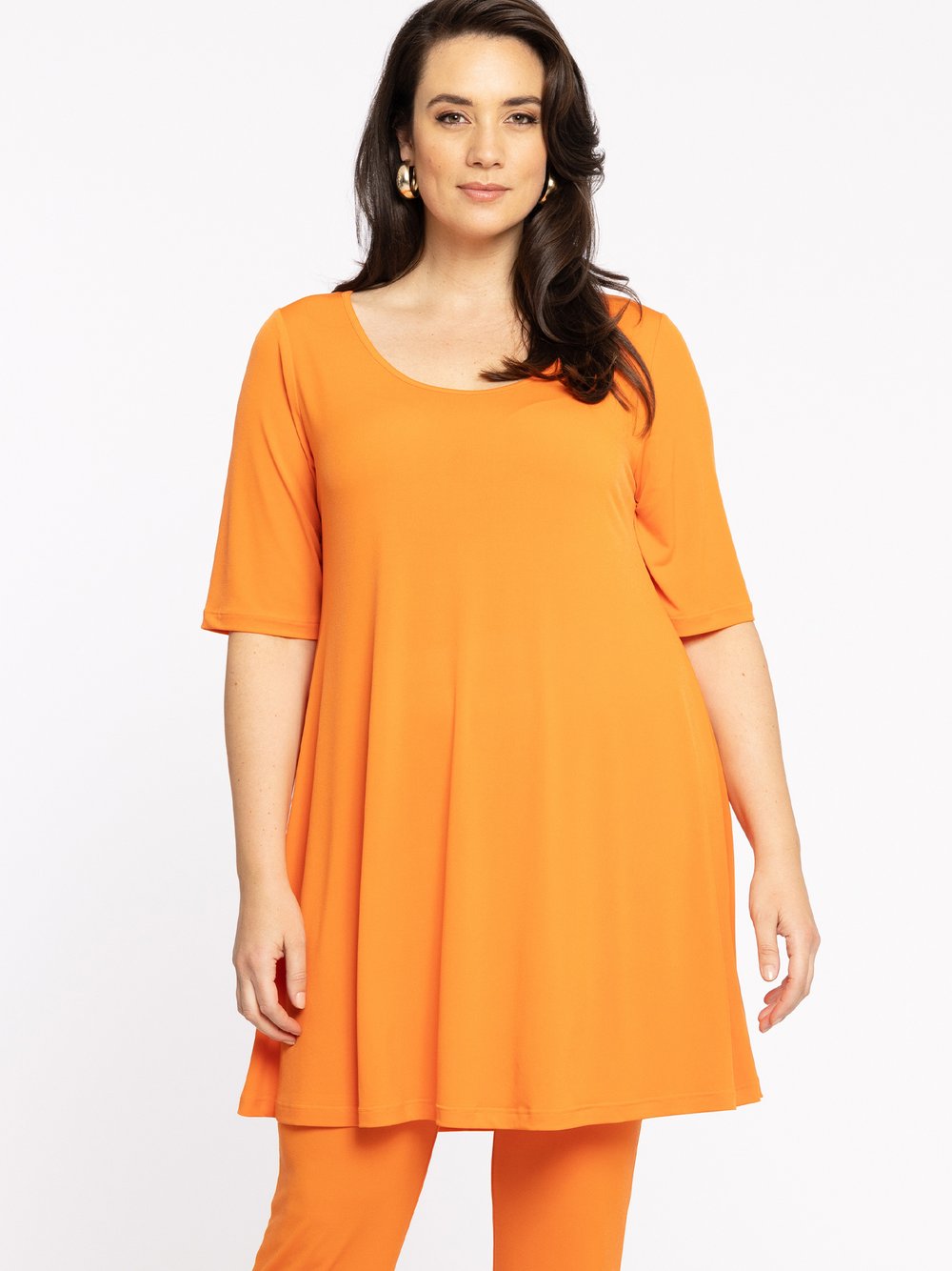 Thumbnail - YOEK T-Shirt Damen orange, 38-40