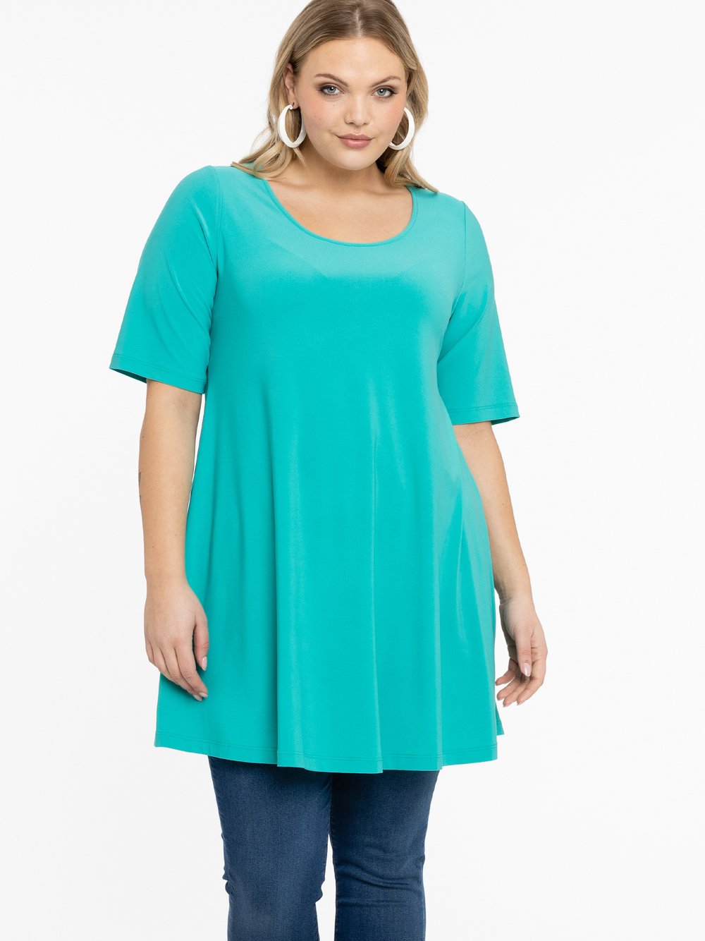 Thumbnail - YOEK T-Shirt Damen blau, 38-40