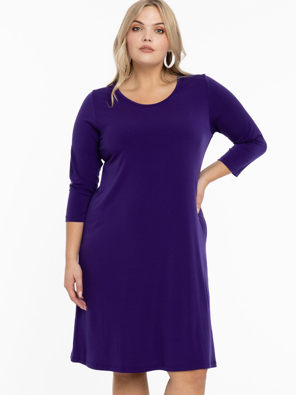 YOEK Kleid Damen lila, 50-52