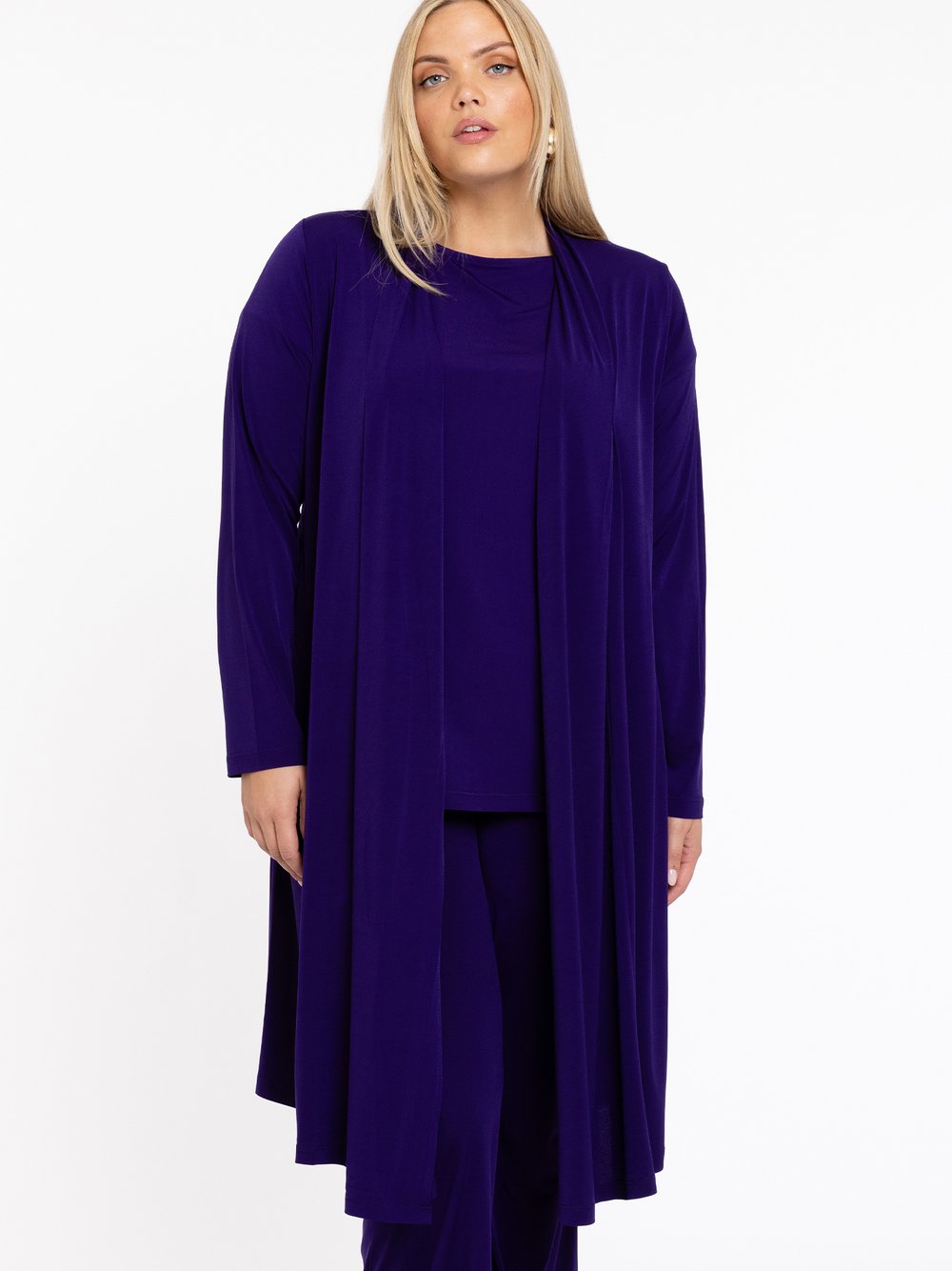 YOEK Strickjacke Damen lila, 38-40