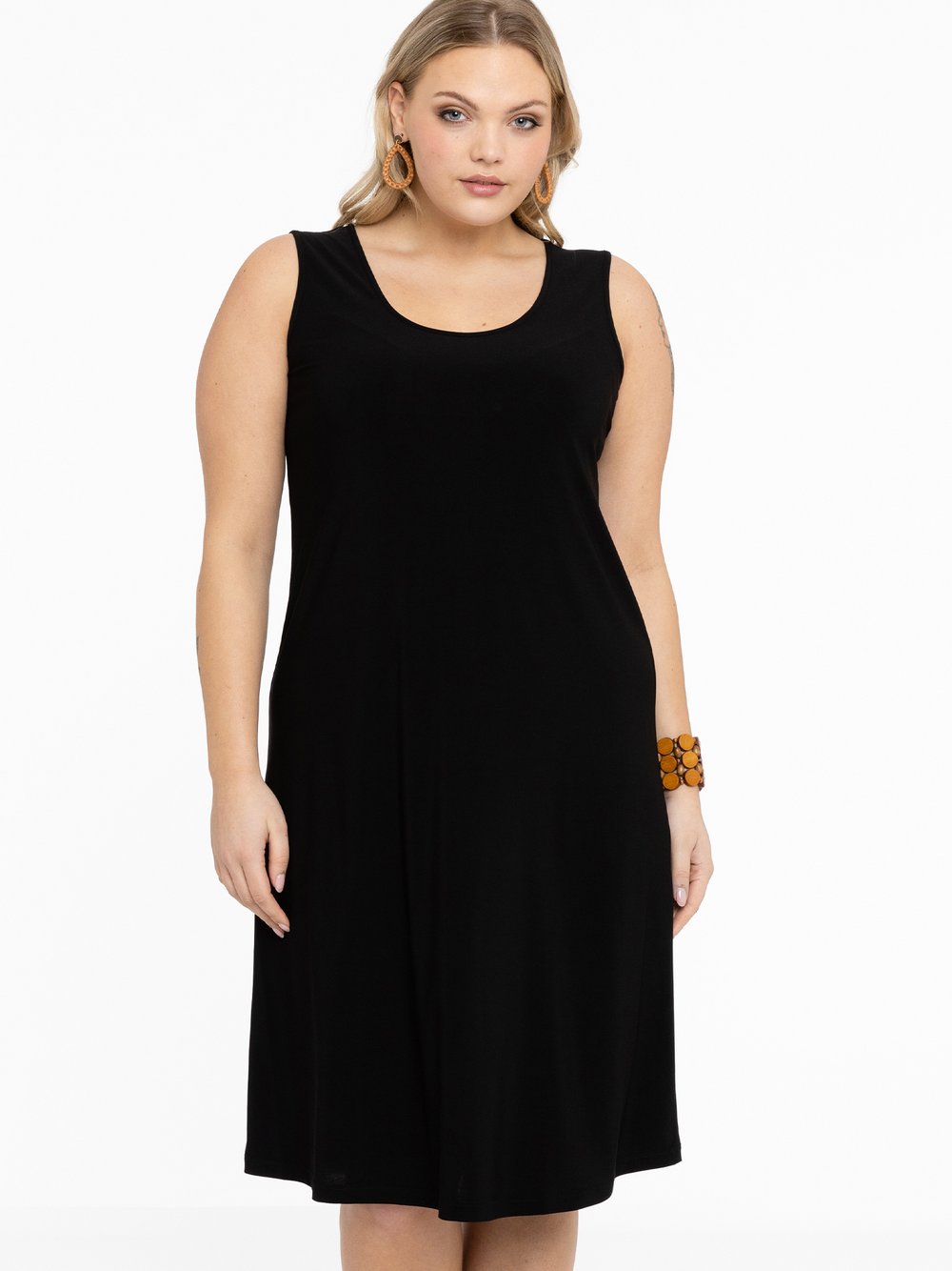 YOEK Kleid Damen schwarz, L