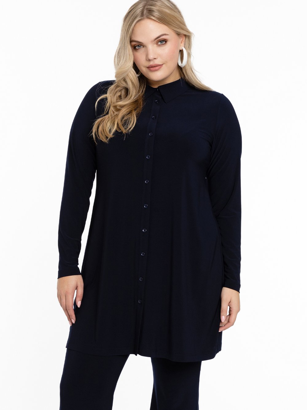 YOEK Bluse Damen blau, 38-40