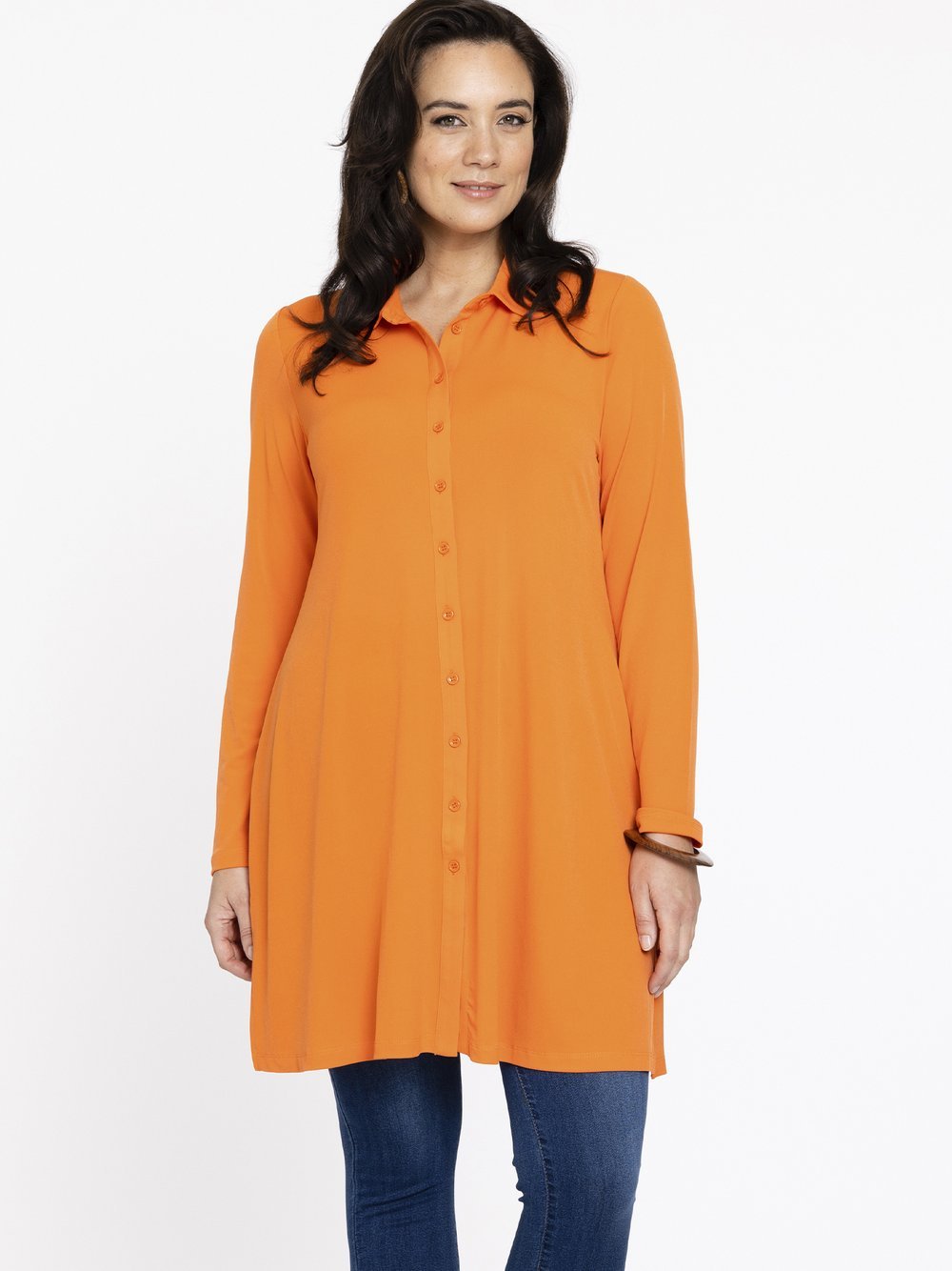YOEK Bluse Damen orange, 54-56