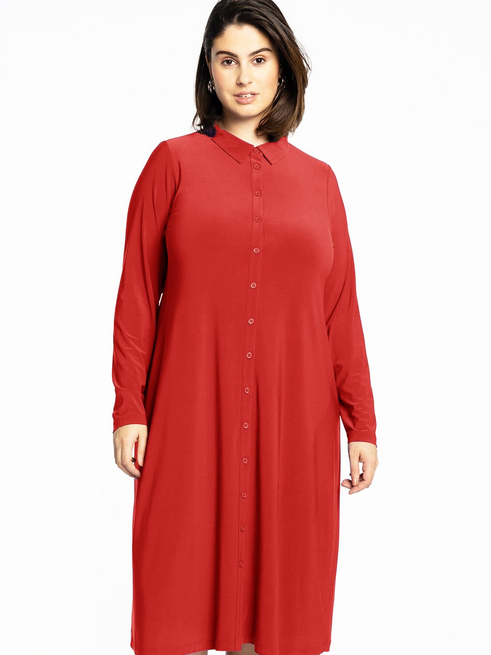 YOEK Bluse Damen rot, 46-48