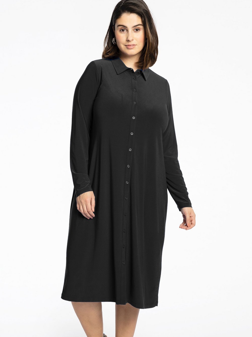 Thumbnail - YOEK Bluse Damen schwarz, 54-56