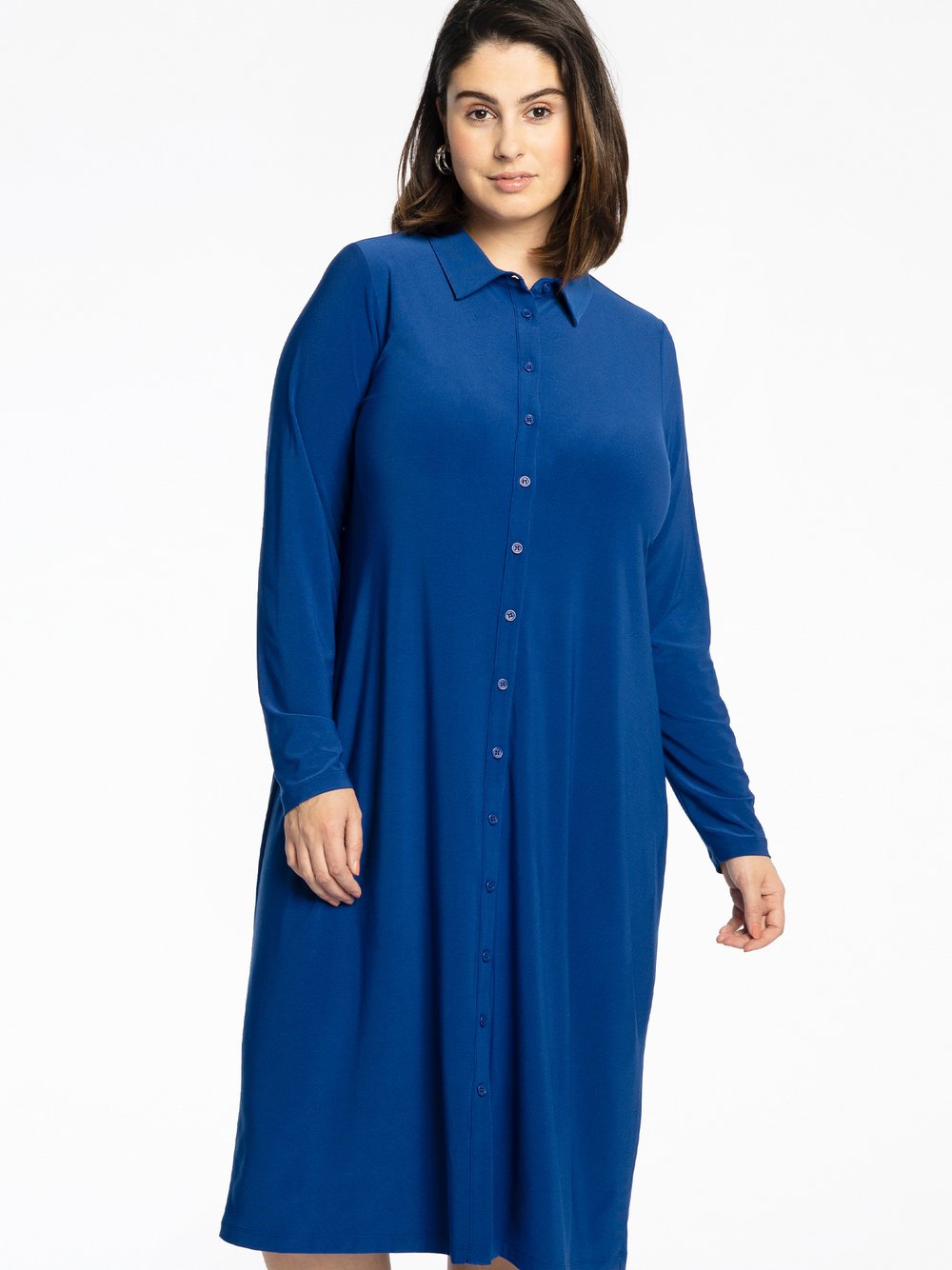 Thumbnail - YOEK Bluse Damen blau, 42-44