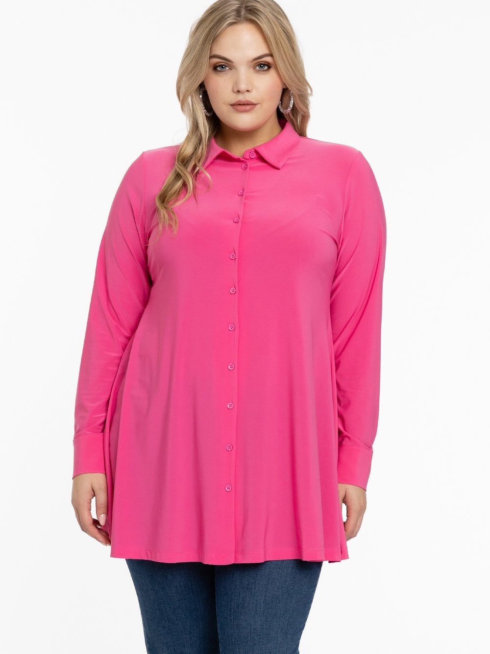 Thumbnail - YOEK Bluse Damen rosa, 46-48