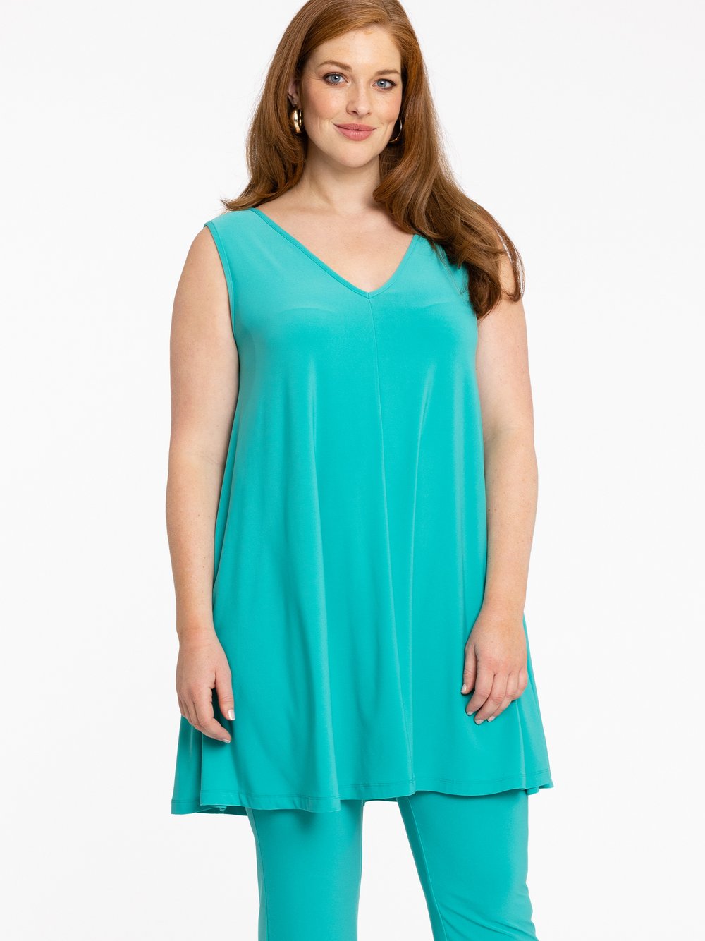 Thumbnail - YOEK Top Damen blau, 54-56