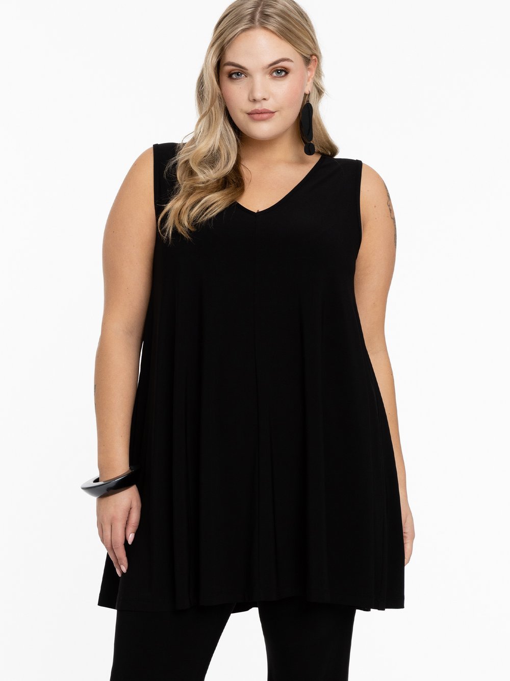 Thumbnail - YOEK Top Damen schwarz, 42-44