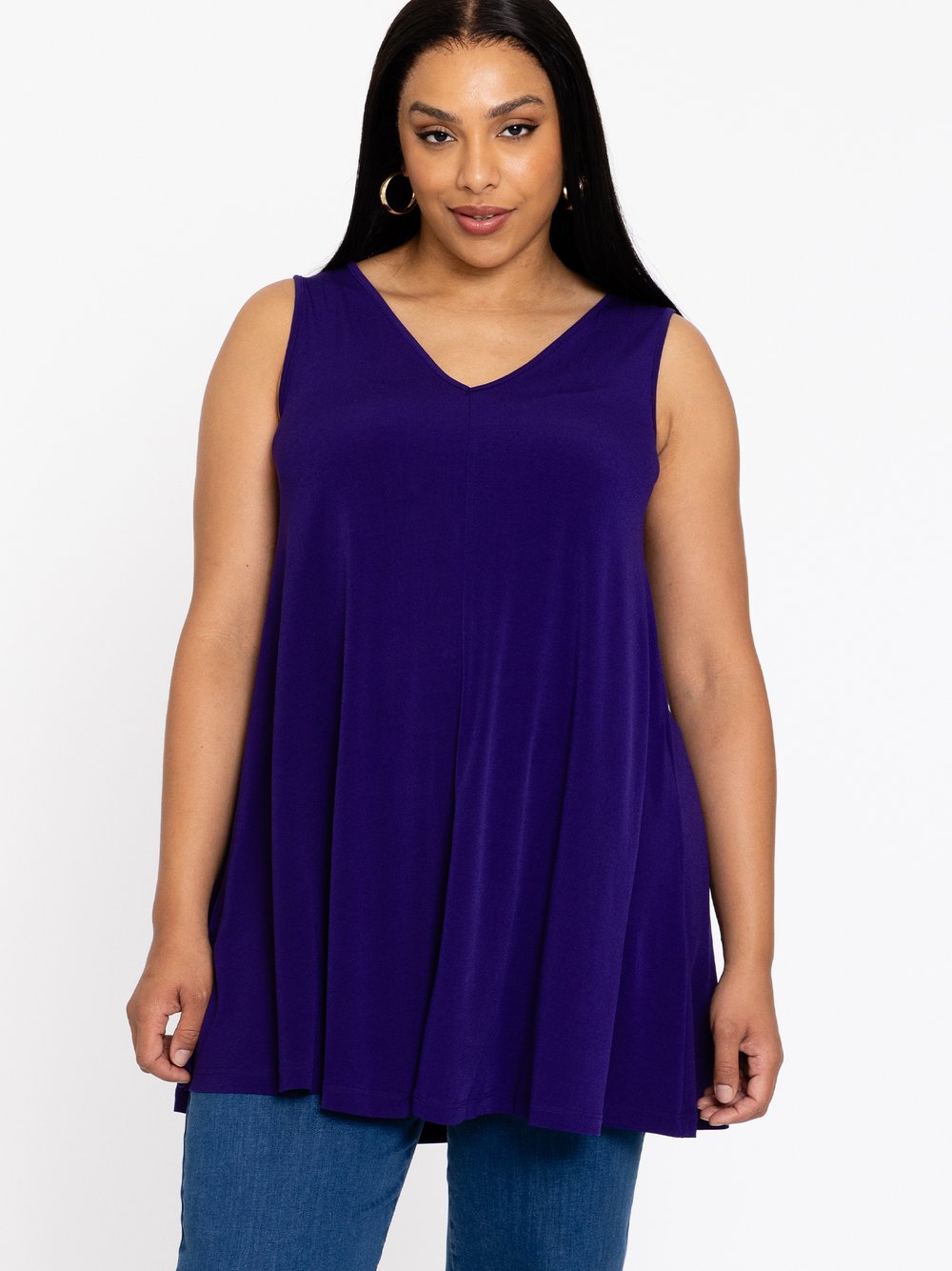 YOEK Top Damen lila, 50-52