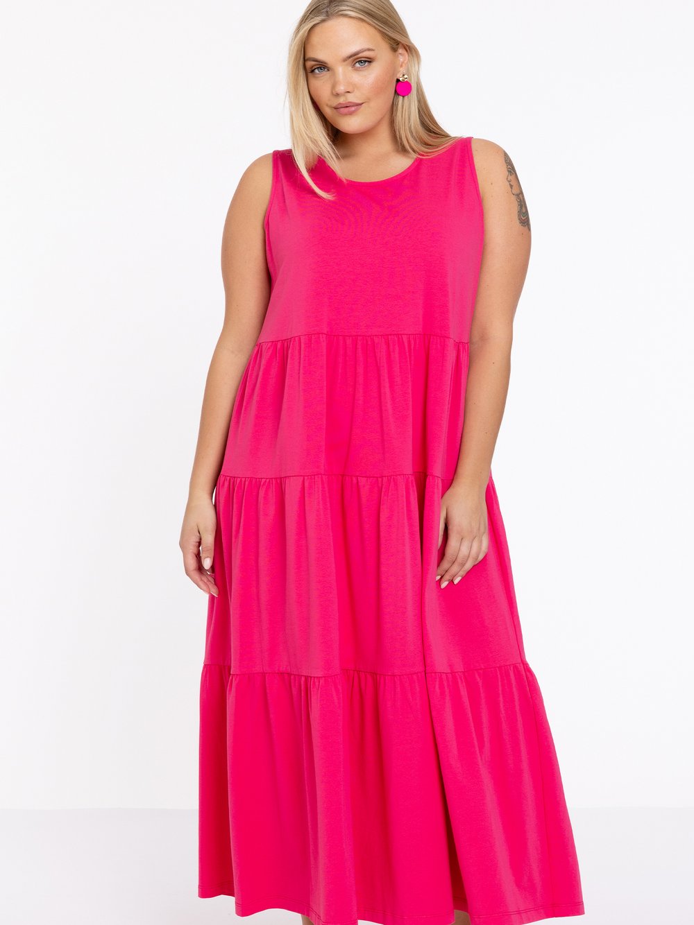 YOEK Kleid Damen Baumwolle rosa, 46-48