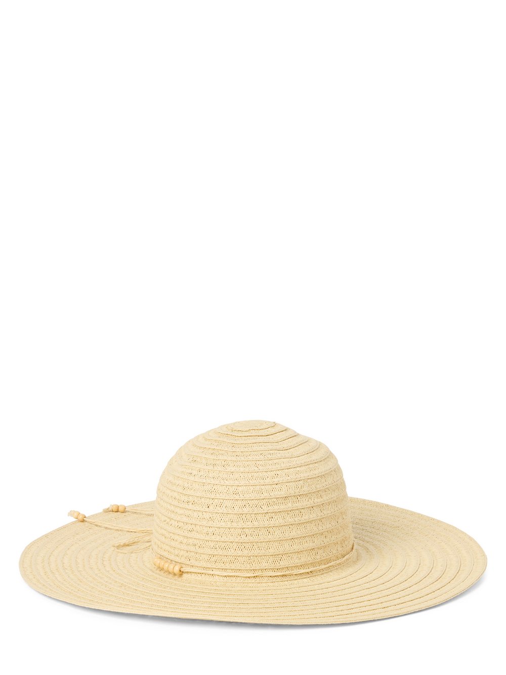 Marie Lund Hut Damen Papier beige strukturiert, ONE SIZE