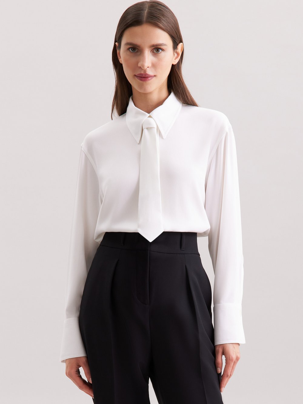 Seidensticker Hemdbluse Damen weiß, 46