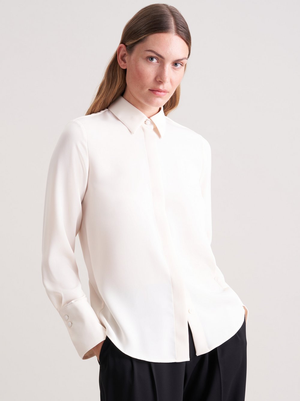 Seidensticker Hemdbluse Damen weiß, 42