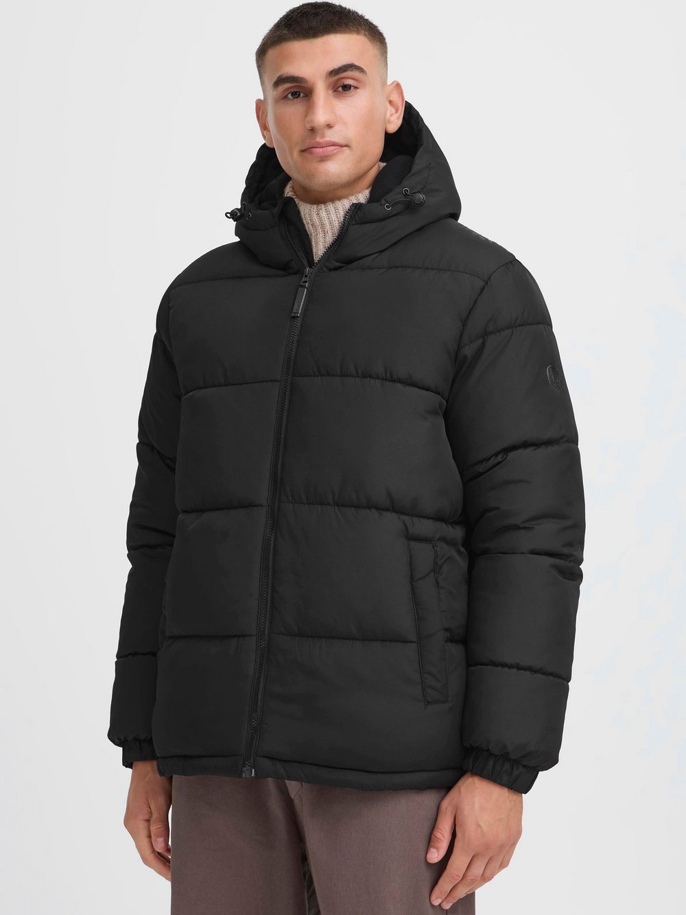 Thumbnail - Solid Steppjacke Herren schwarz, XXXL