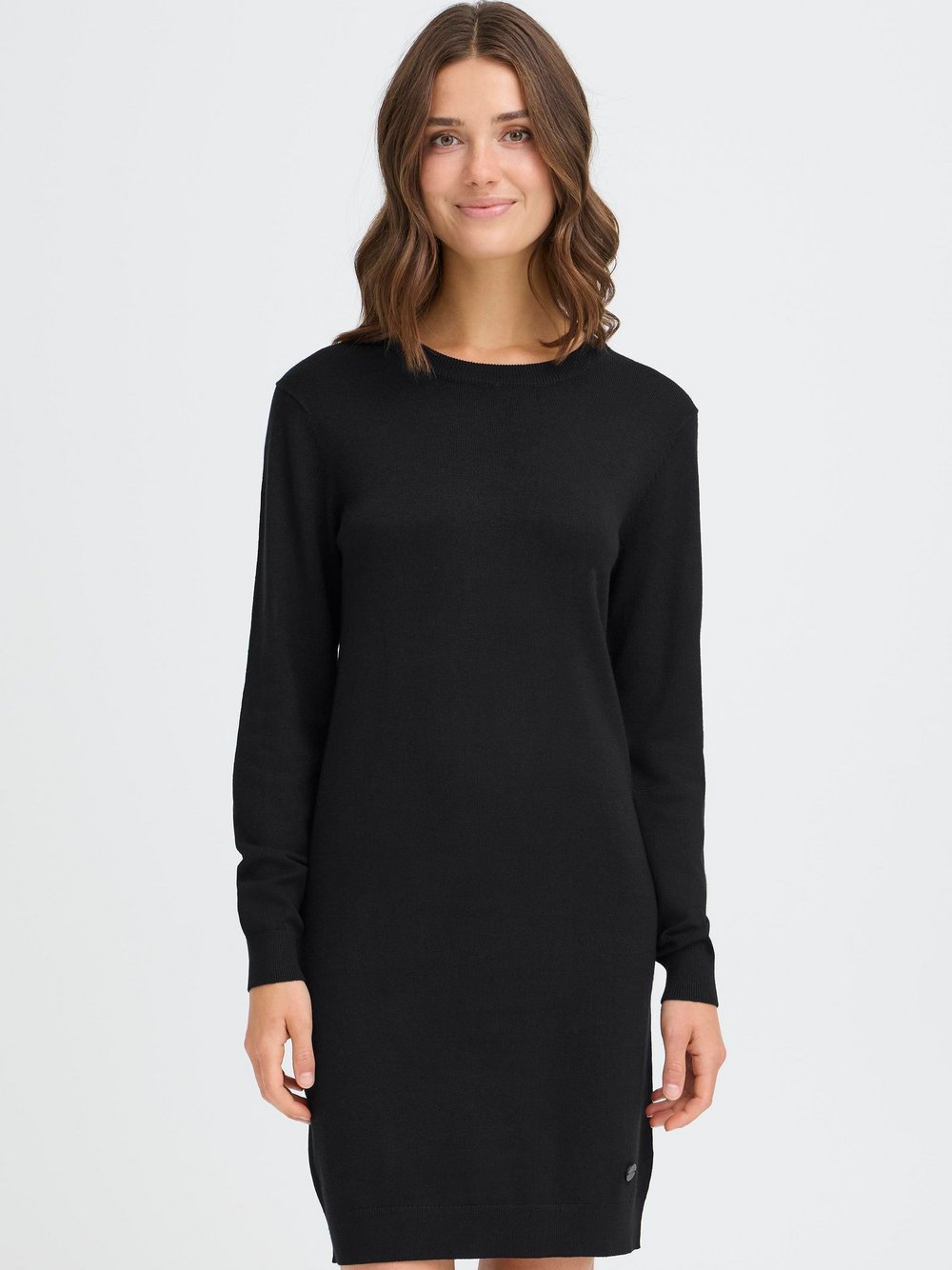 Thumbnail - OXMO Strickkleid Damen Viskose schwarz, S