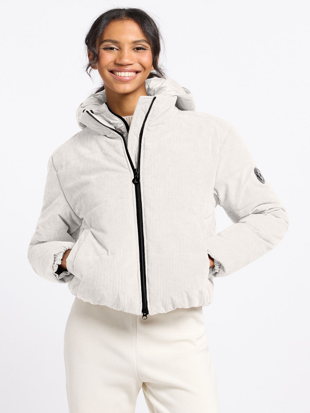 Frieda & Freddies Winterjacke Damen beige, 40