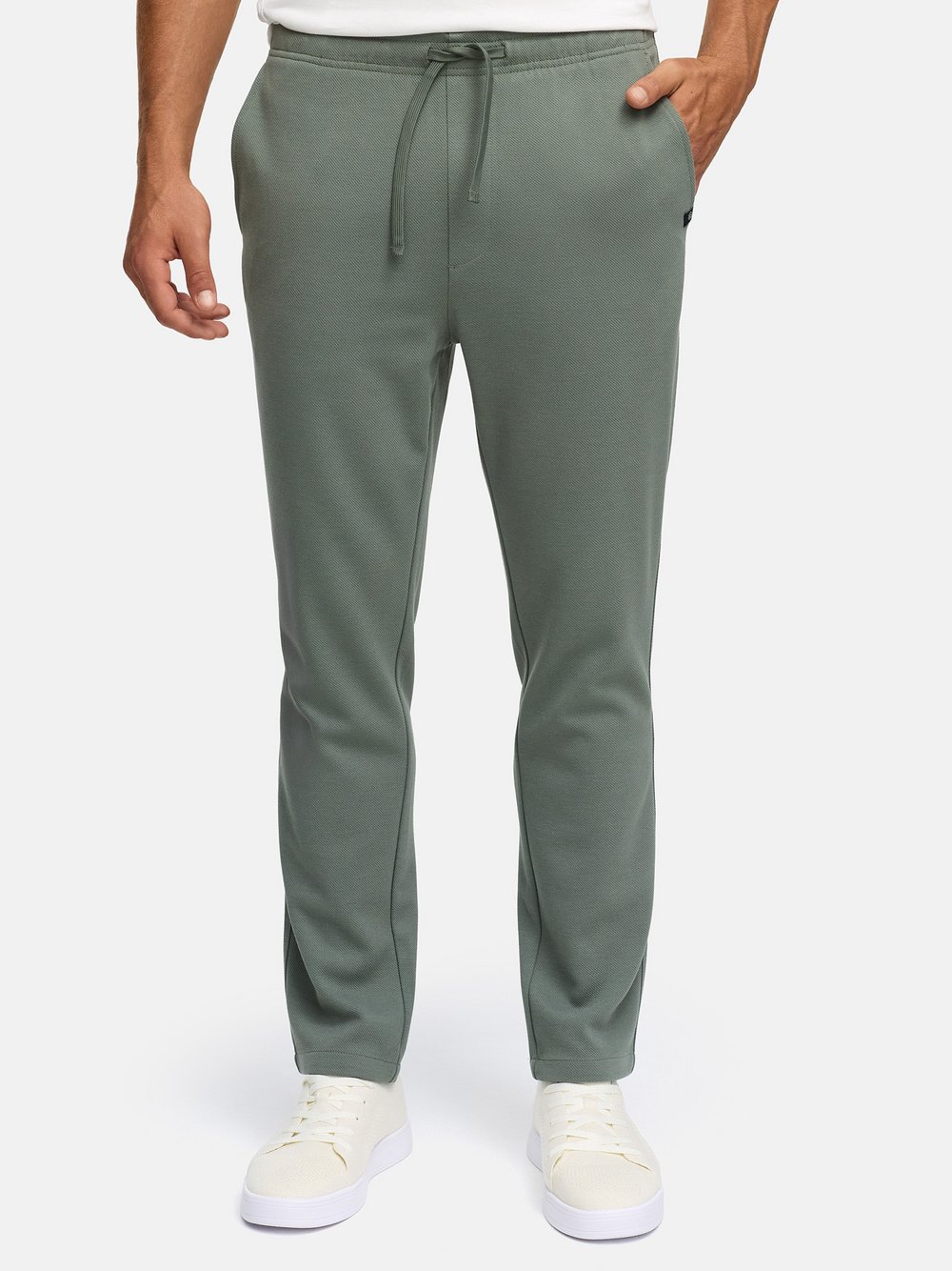 Indicode Chinohose Herren grau, XL