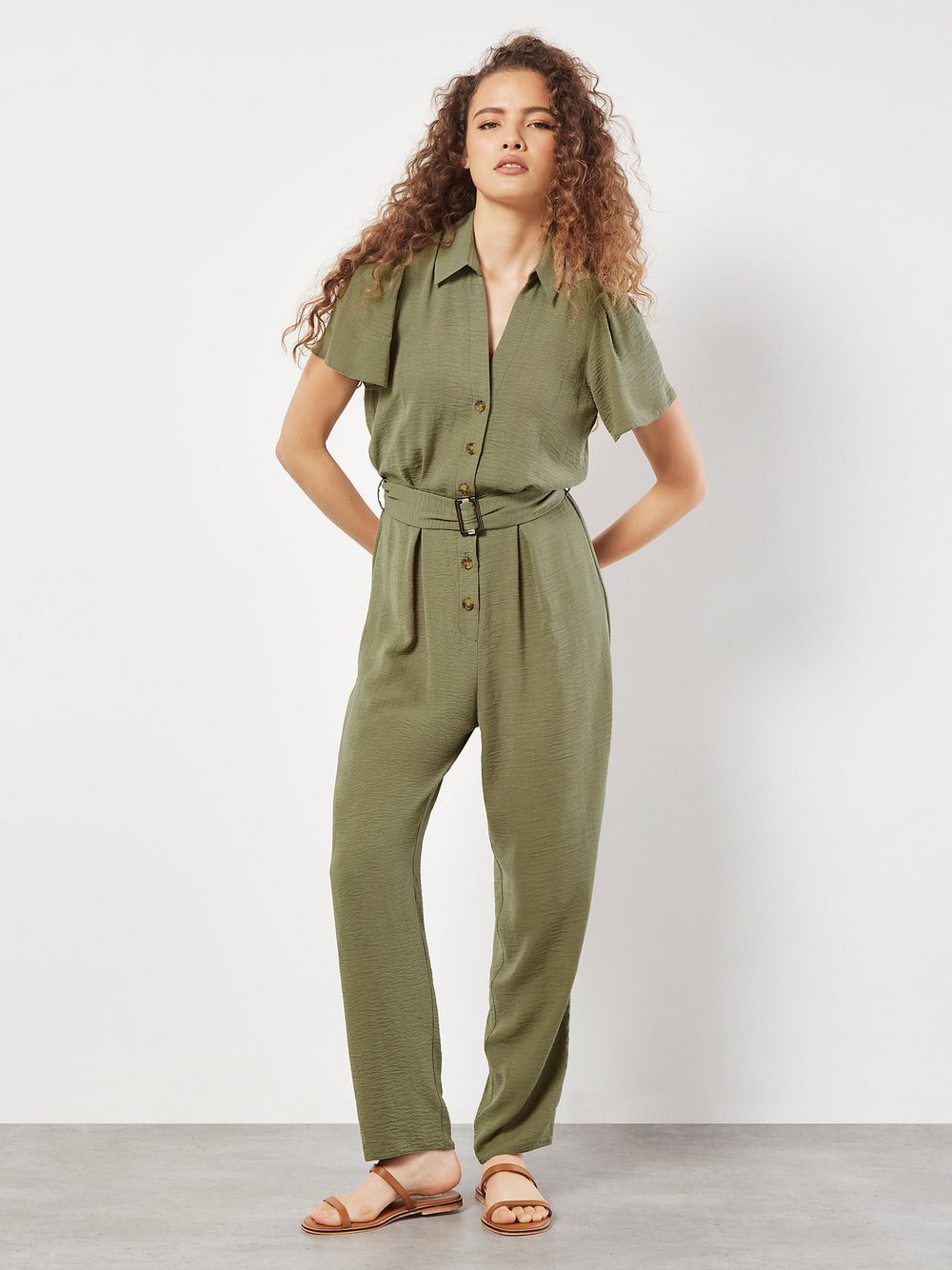 Thumbnail - Apricot Jumpsuit Damen grün, 34