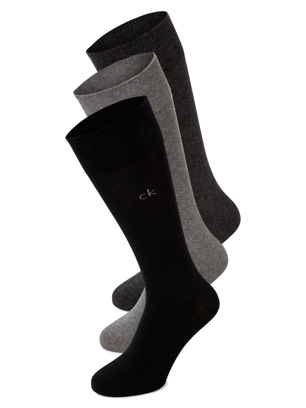 Calvin Klein Socken im 3er-Pack Herren Baumwolle grau, 43-46