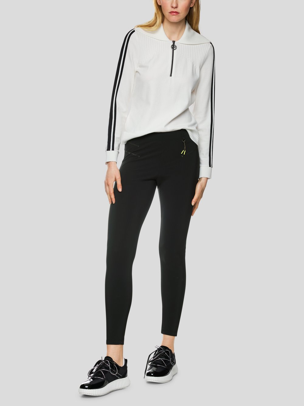 Marc Cain Leggings Damen Polyamid schwarz, 38