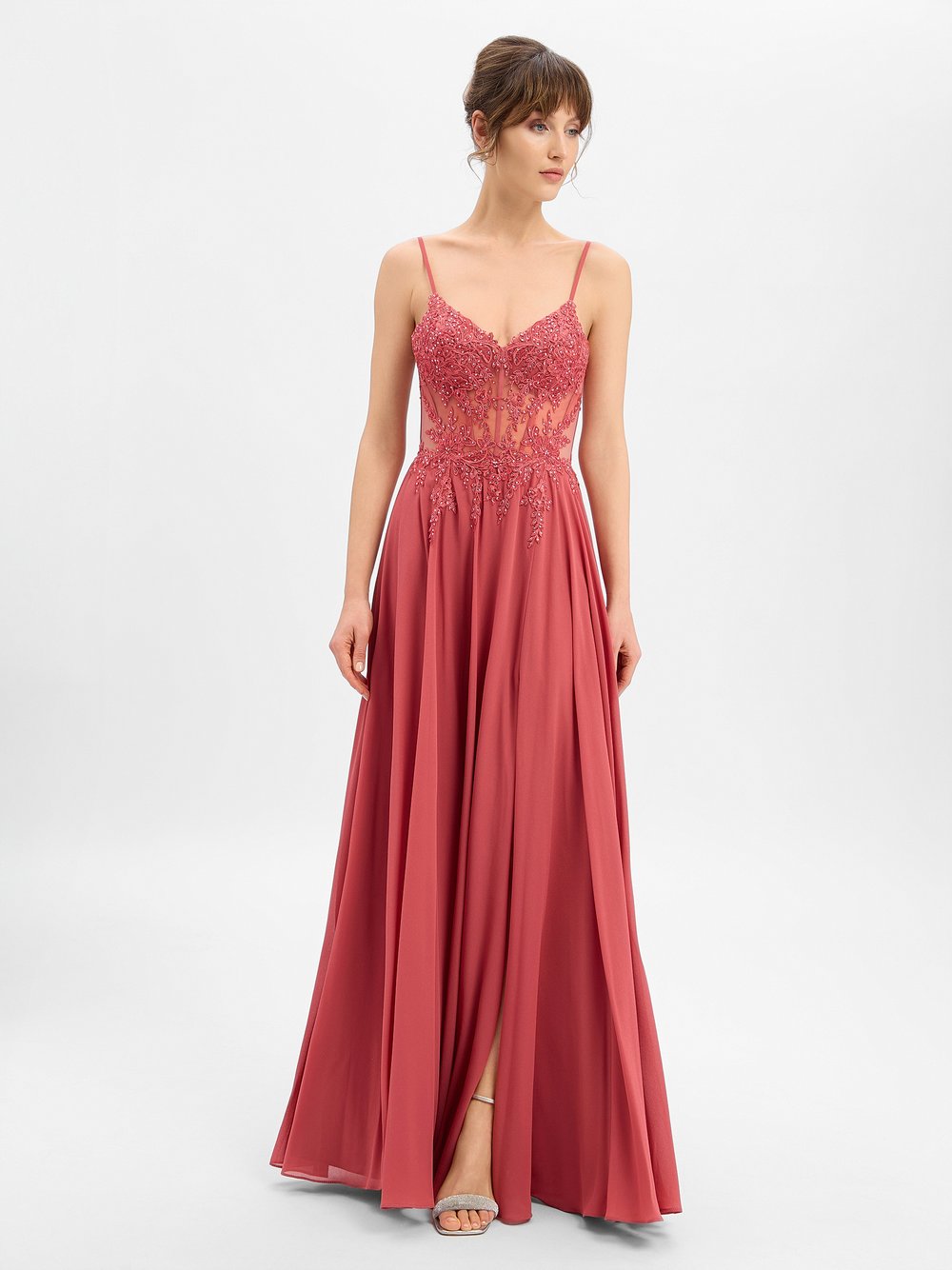 Luxuar Fashion Abendkleid Damen rot, 42