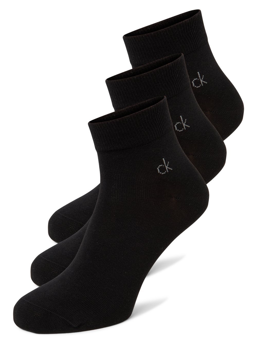 Calvin Klein Socken im 3er-Pack Herren Baumwolle schwarz, 39-42