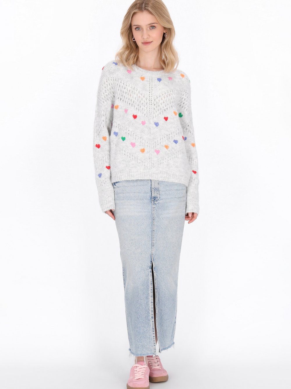 MyMo Pullover Damen grau, XL/XXL