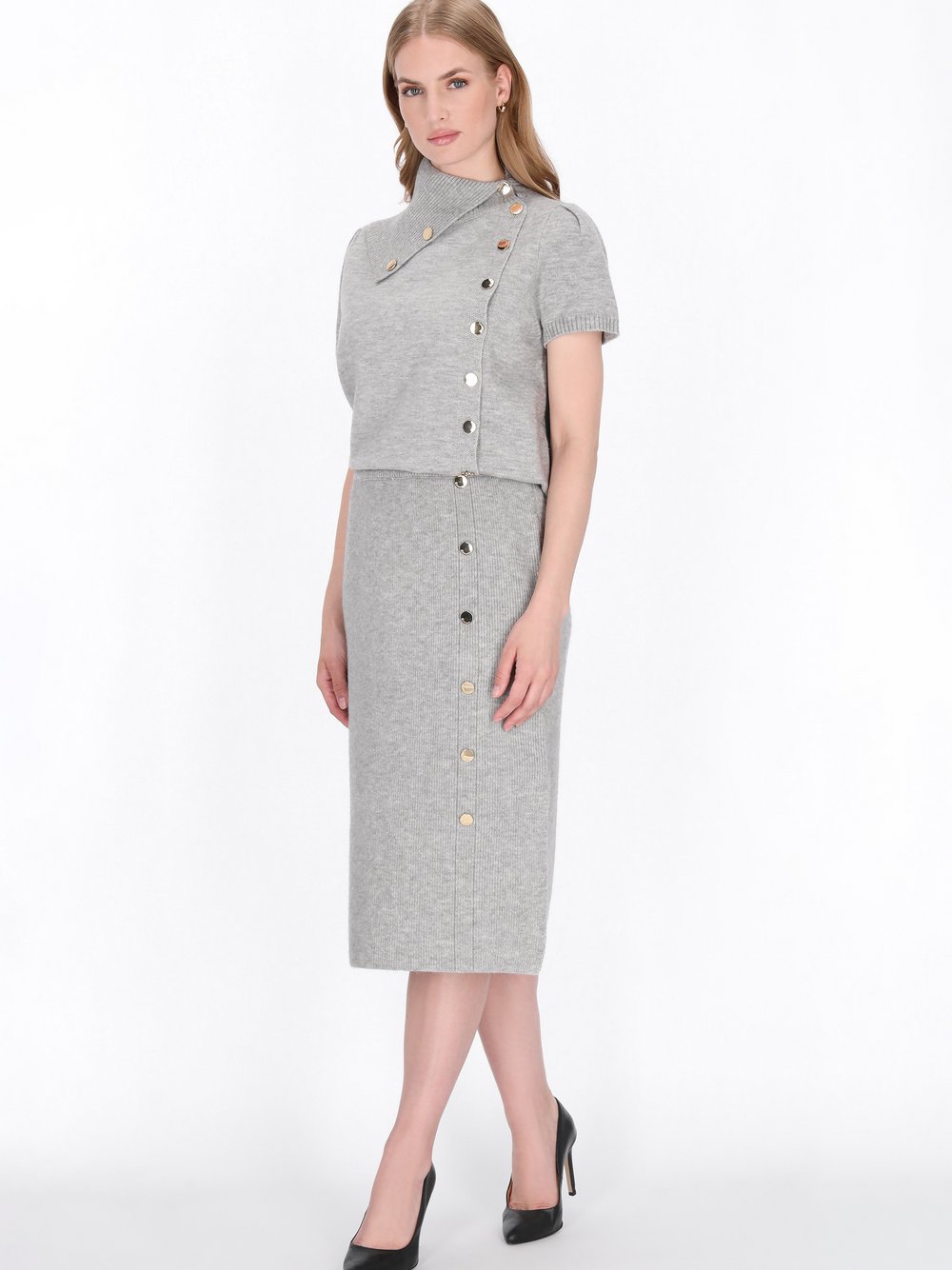 Thumbnail - Dreimaster Rock Damen grau, M/L