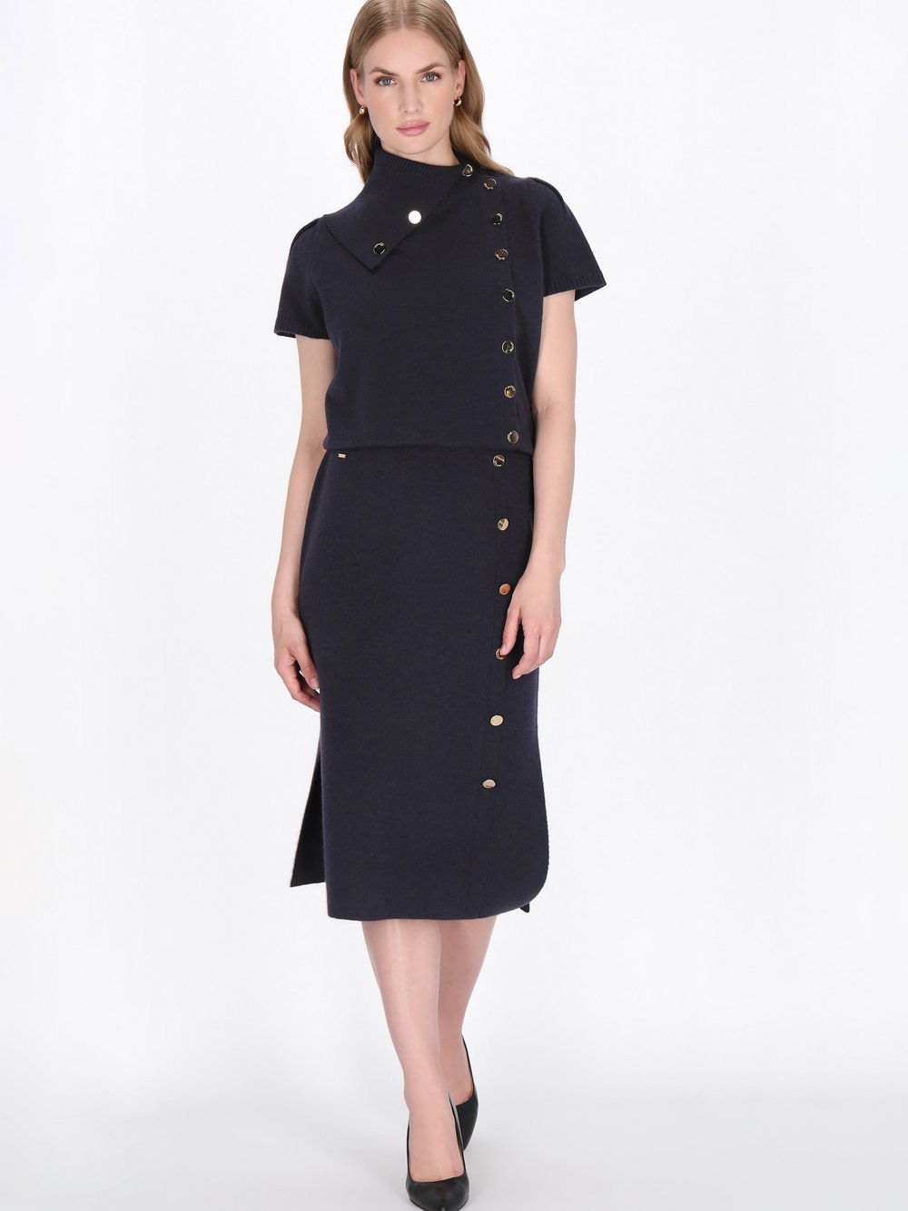 Dreimaster Rock Damen grau, XL/XXL