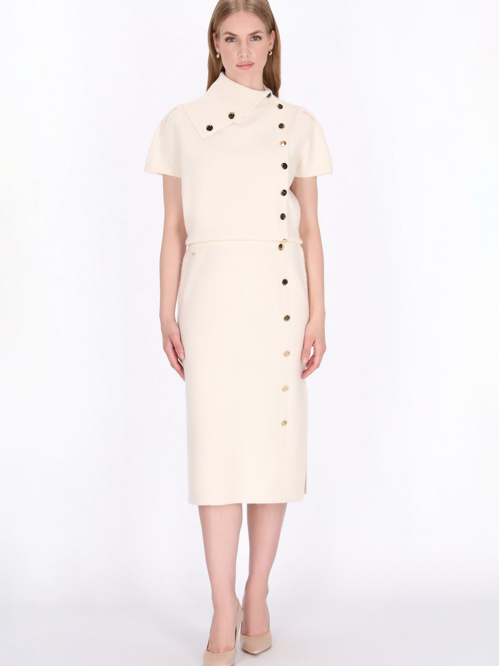 Dreimaster Pullover Damen weiß, XS/S