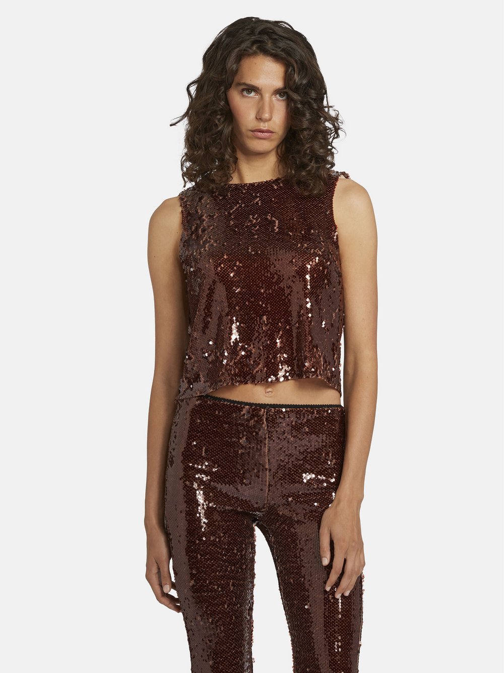 Nicowa Top Damen braun, 38