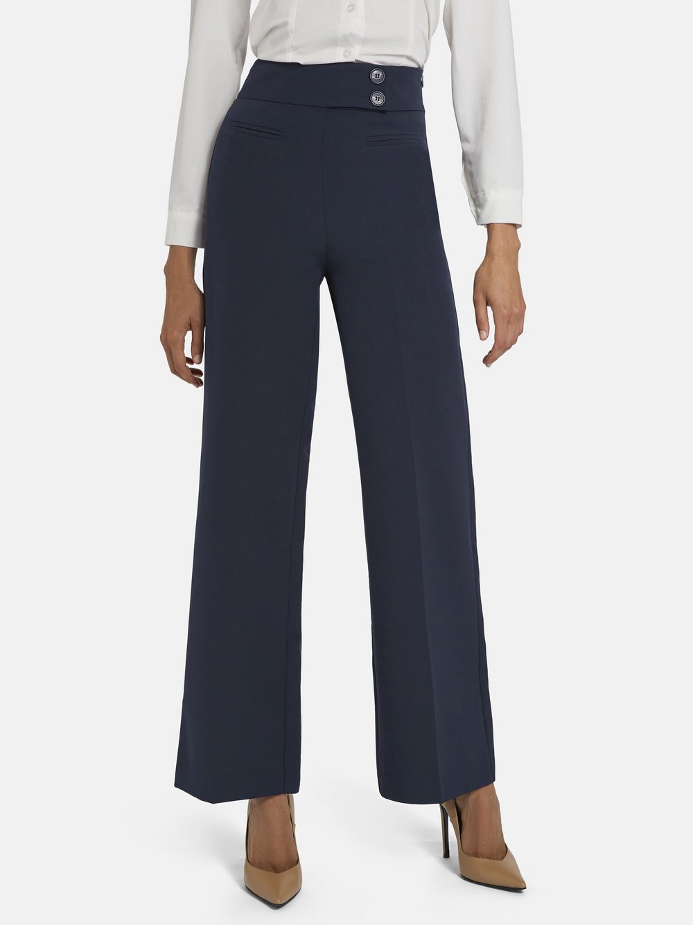 Thumbnail - Nicowa Marlenehose COREANA Damen blau, 40