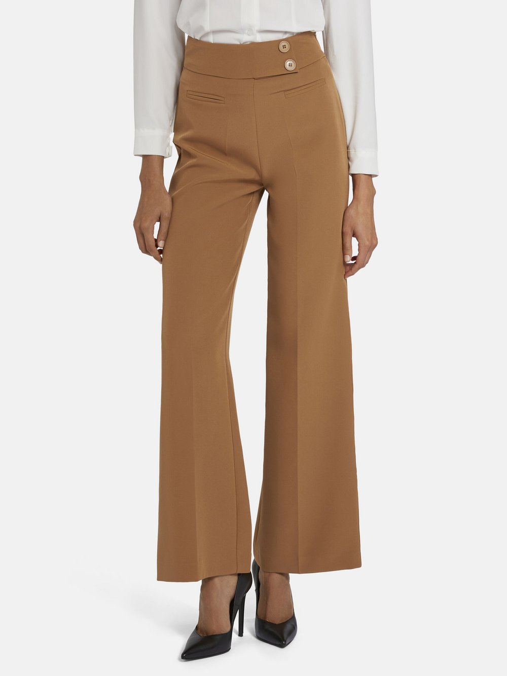 Thumbnail - Nicowa Marlenehose COREANA Damen braun, 36