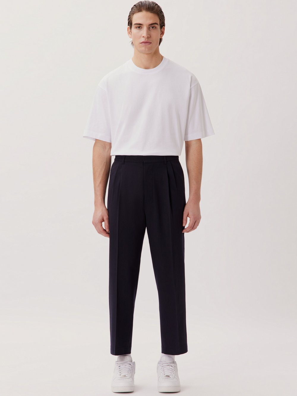 Studio Seidensticker Chino Herren Wolle blau, 50