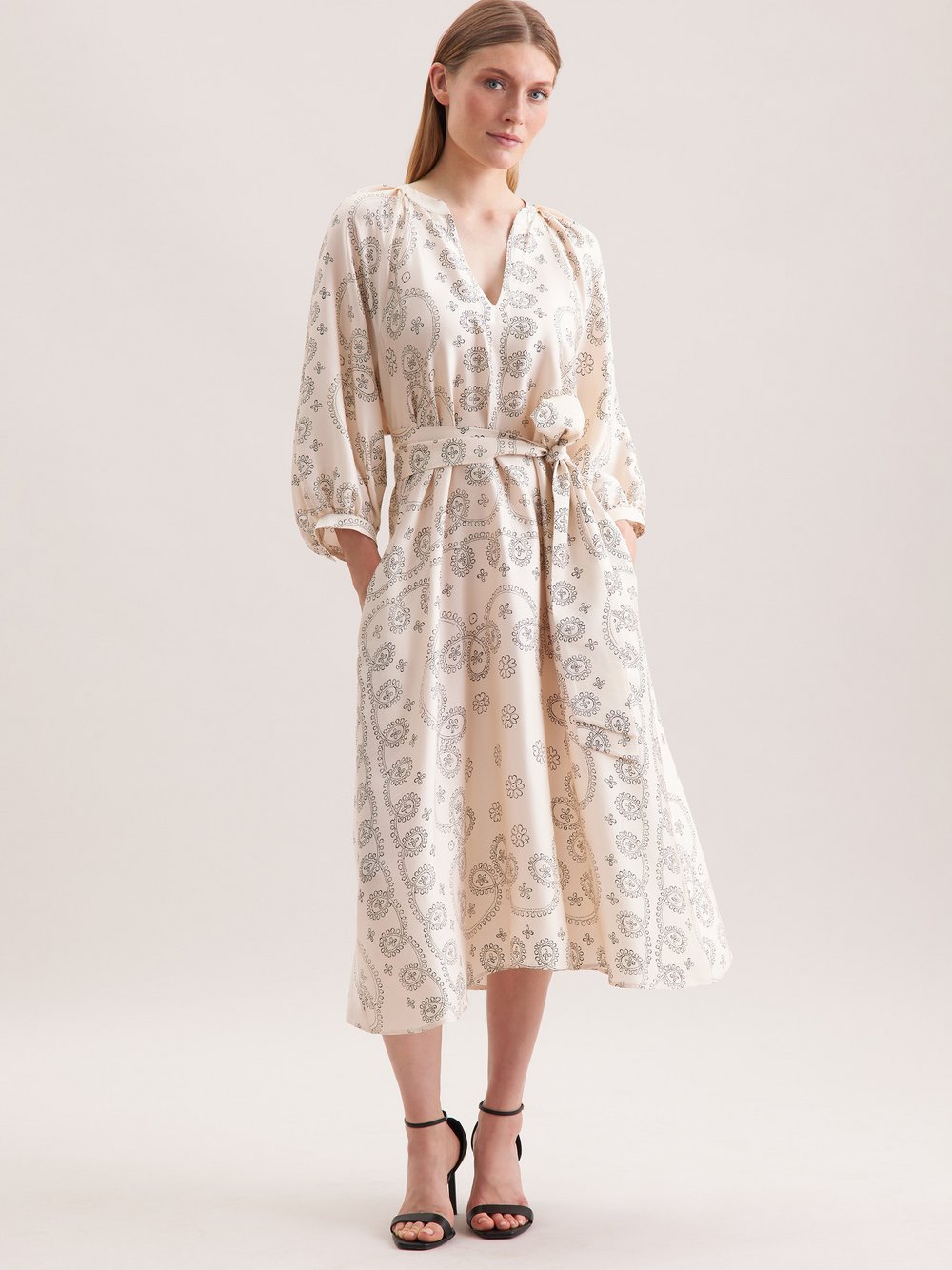 Thumbnail - Seidensticker Kleid Damen Viskose weiß bedruckt, 40