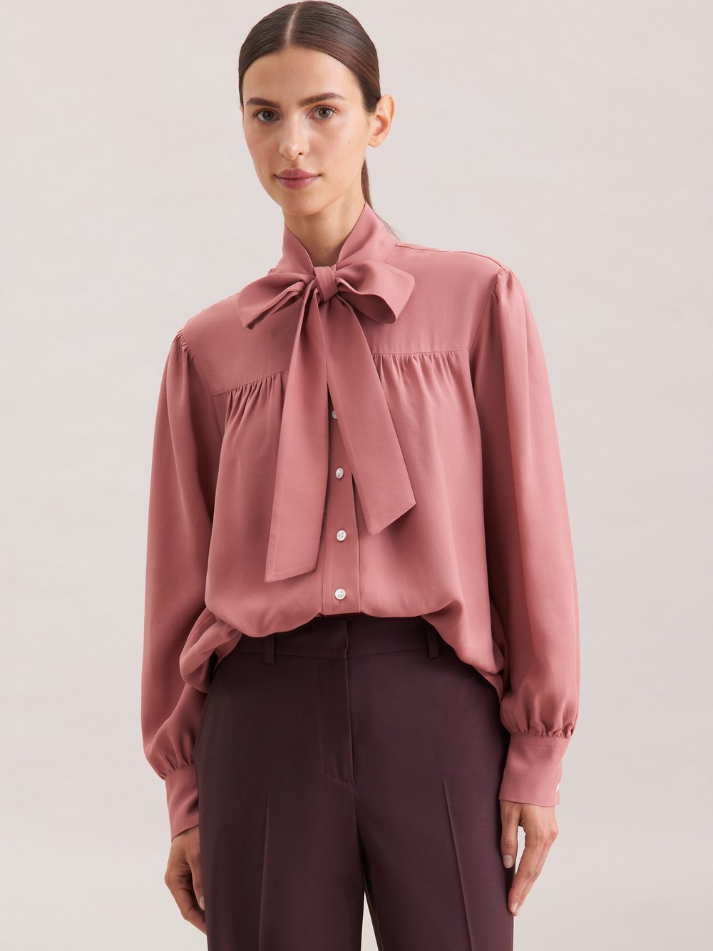 Seidensticker Ausgestellte Bluse Damen Viskose rosa, 42