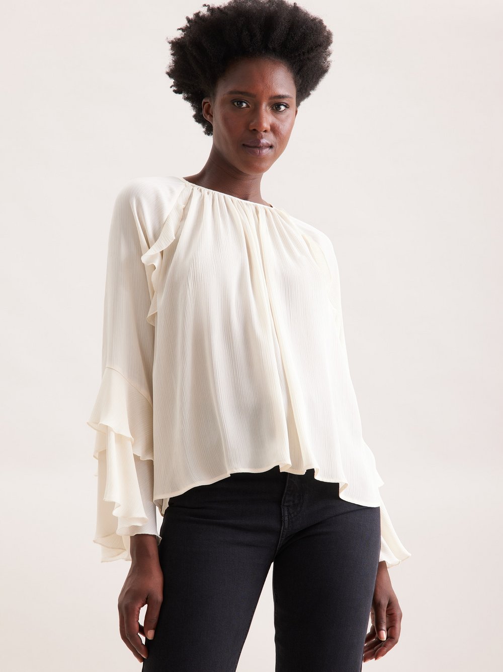 Seidensticker Schlupfbluse Damen weiß, 42