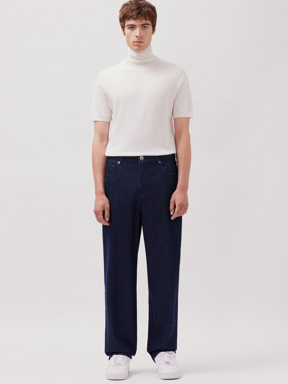 Studio Seidensticker 5-Pocket Denim Herren Baumwolle blau, 36