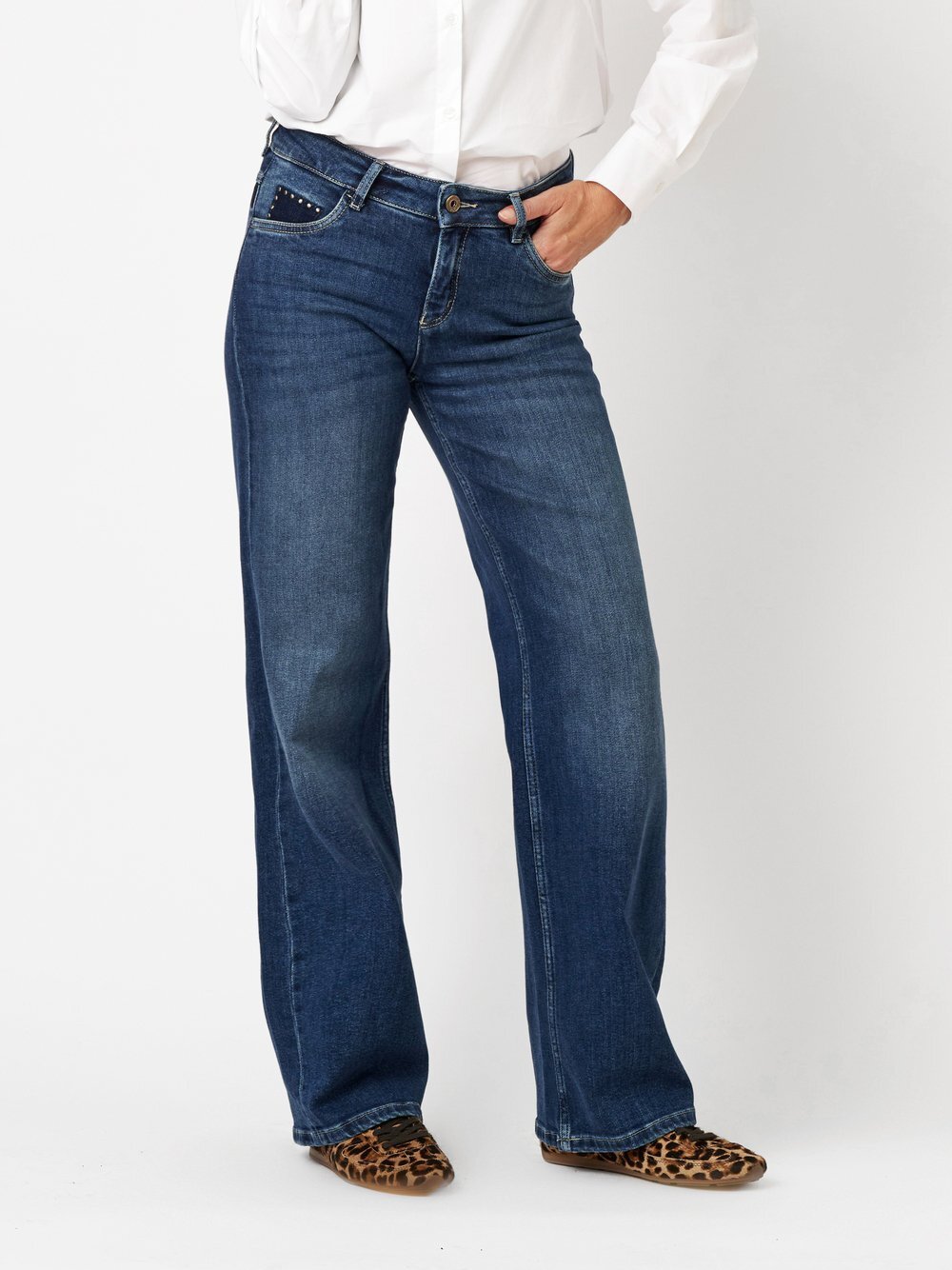 Thumbnail - TONI Jeans Damen Baumwolle blau, 44