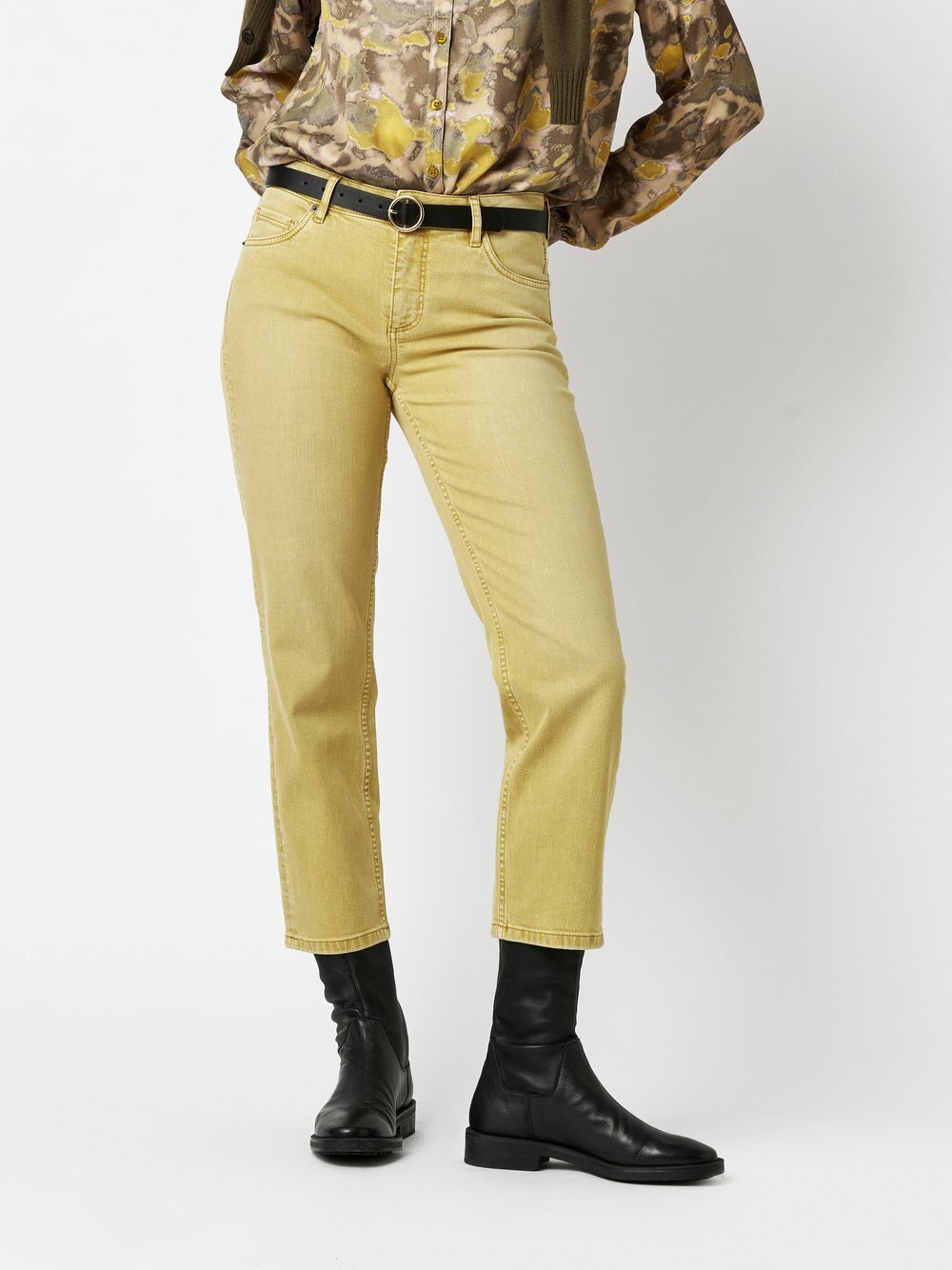 TONI Jeans Damen Baumwolle gelb, 36