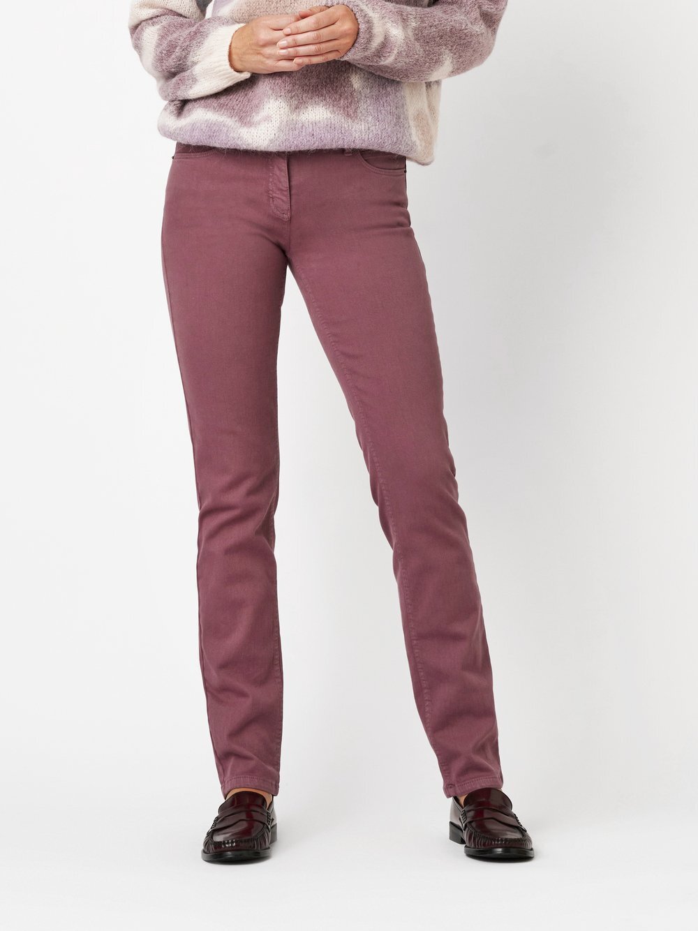 Thumbnail - TONI Jeans Damen Baumwolle lila, 48