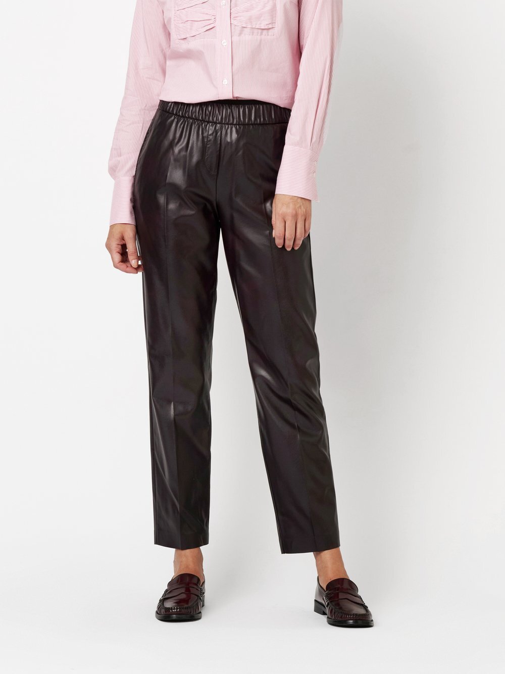 Thumbnail - TONI Hose Damen Kunstleder rot, 46